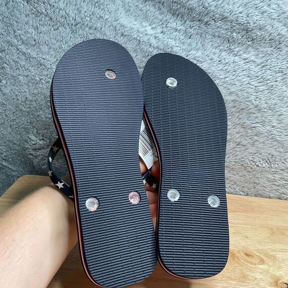 Vera Bradley SHORE THING Women's Flip Flops Large Pink Sea Horses Corals Beachy - Picture 8 of 10